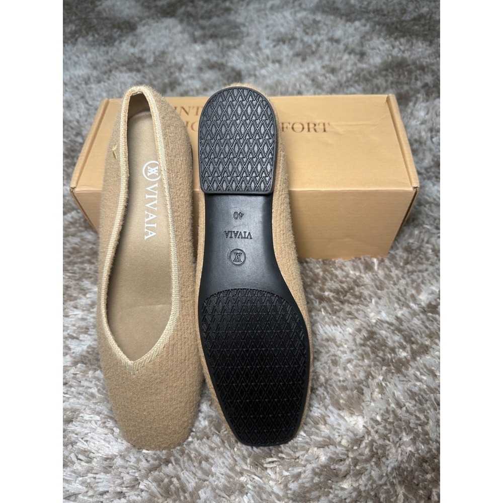 VIVAIA Women's Flats Size EU 40 / US 9 Eco-Friendly Comfort - Picture 2 of 5